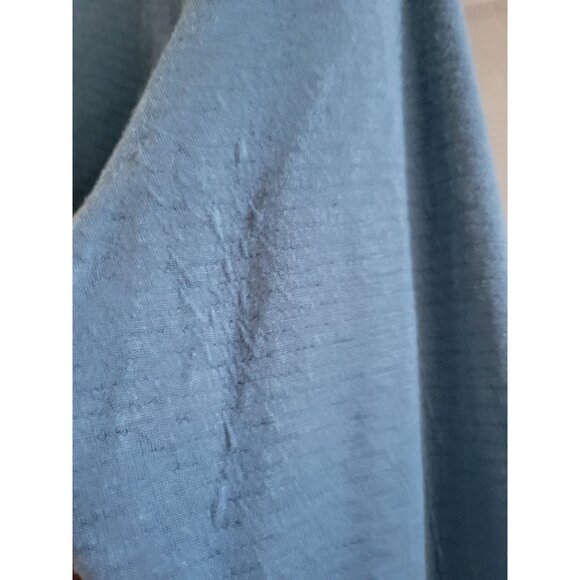 Parsley & Sage Green blue Cowl neck tunic top size XL lagenlook art to wear - Picture 5 of 10